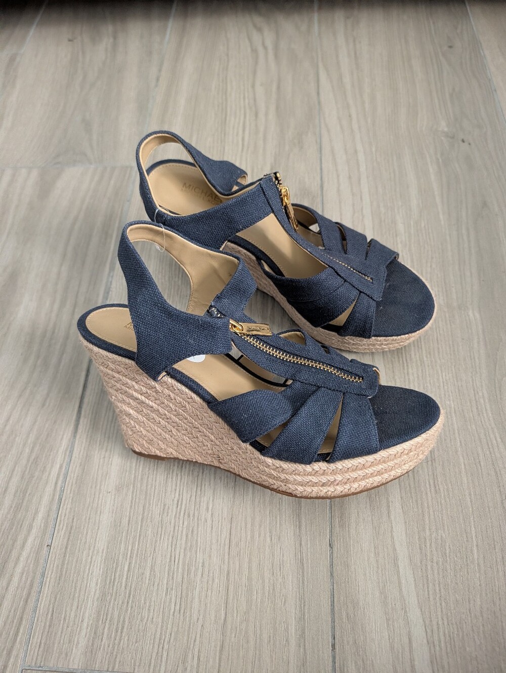 Michael Kors Espadrille Wedge Sandals Size 8